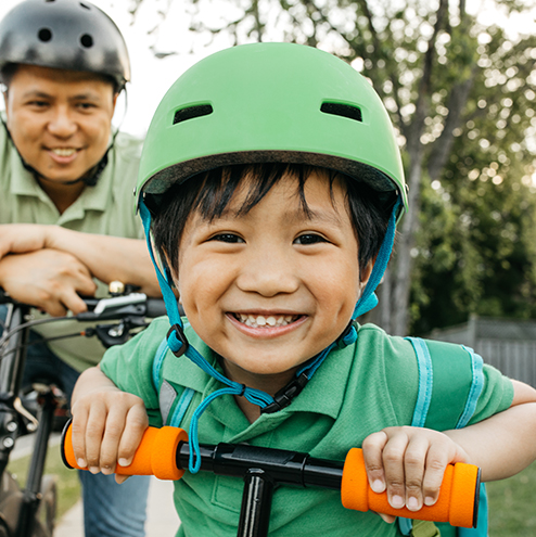 boy on bike